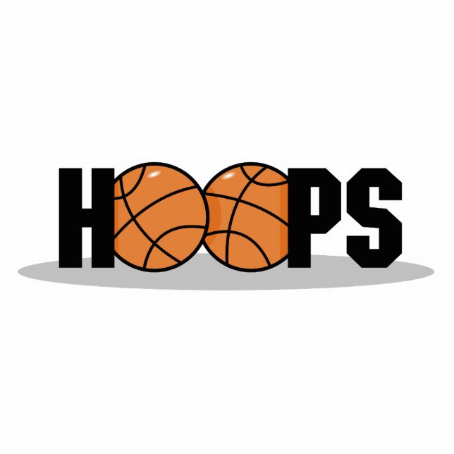 hoops basketball design statuette (Front)