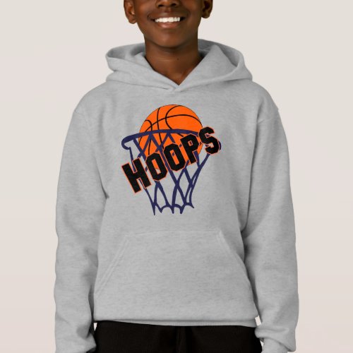 Hoops Basketball  Net Boys Hoodie