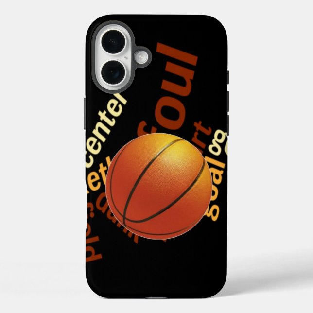 Hoops Basketball Sport Fanatics  Case-Mate iPhone Case (Back)