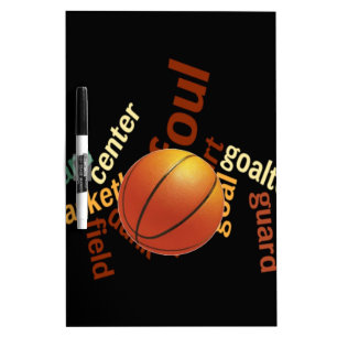 Hoops Basketball Sport Fanatics.jpg Dry Erase Board