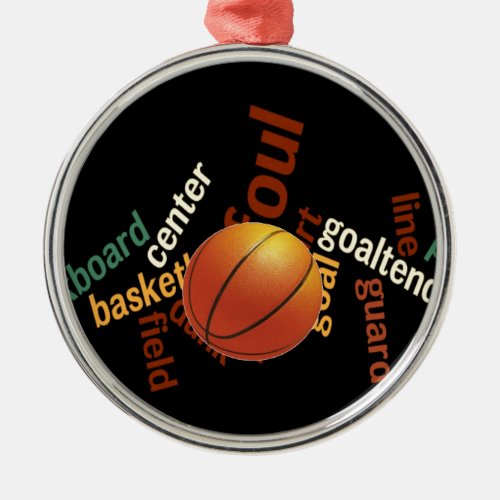 Hoops Basketball Sport Fanaticsjpg Metal Ornament