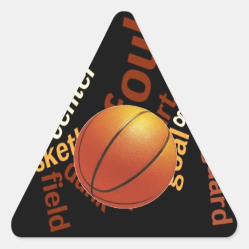 Hoops Basketball Sport Fanaticsjpg Triangle Sticker