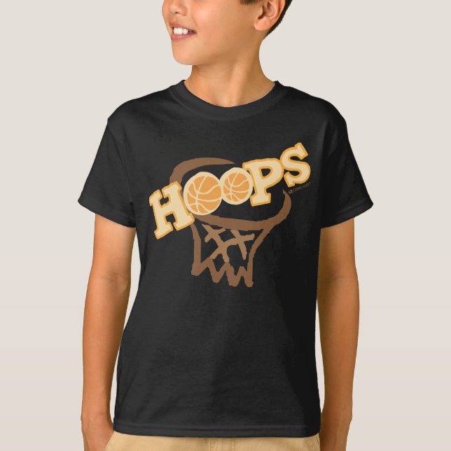 HOOPS BASKETBALL T-SHIRT (Front)