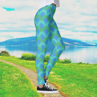 Hoops of Blue Leggings
