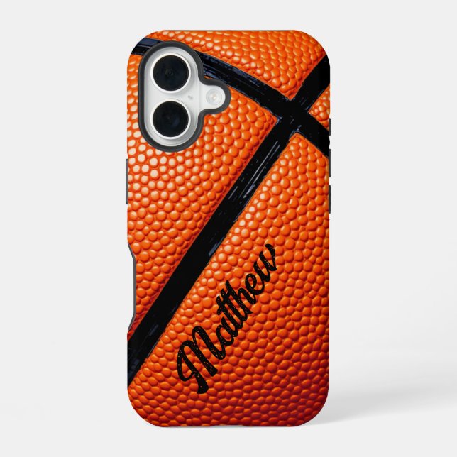Hoops Personalized Iphone Case (Back)