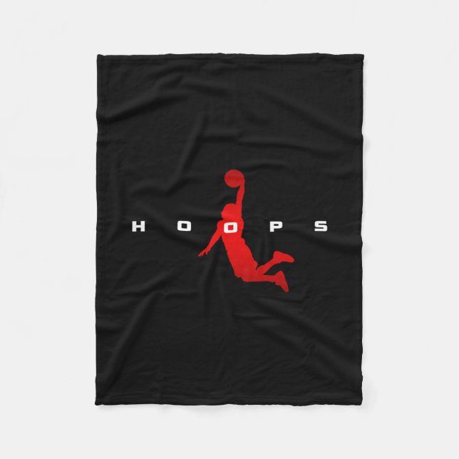 Hoops Sketll Apparel - Sketll 1  Fleece Blanket (Front)