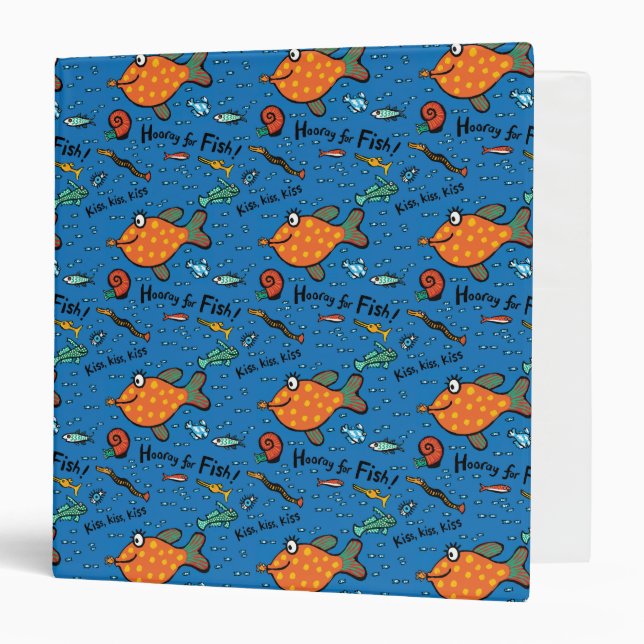 Hooray For Fish Pattern Binder (Front/Inside)