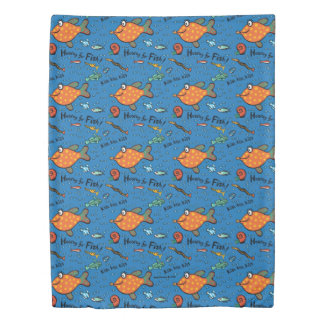 Hooray For Fish Pattern Duvet Cover