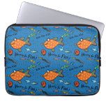 Hooray For Fish Pattern Laptop Sleeve