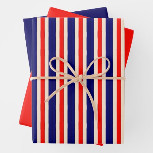 Hooray for the Red White and Blue Wrapping Paper Sheets