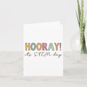 Hooray It's Stem Day Teacher Specials Squad Ck To Card