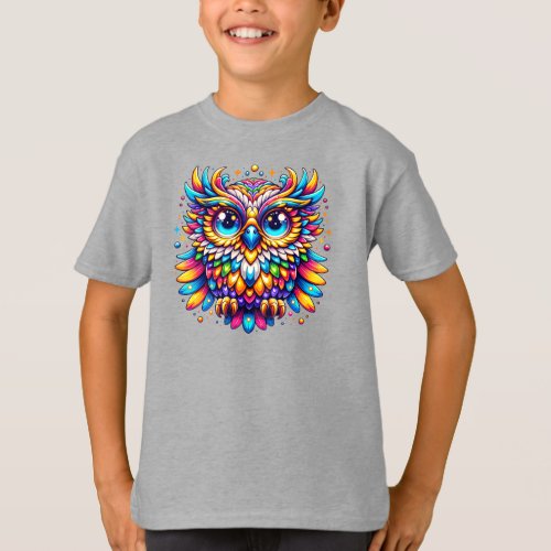 Hoos Got Style This Rainbow Owl Does T_Shirt