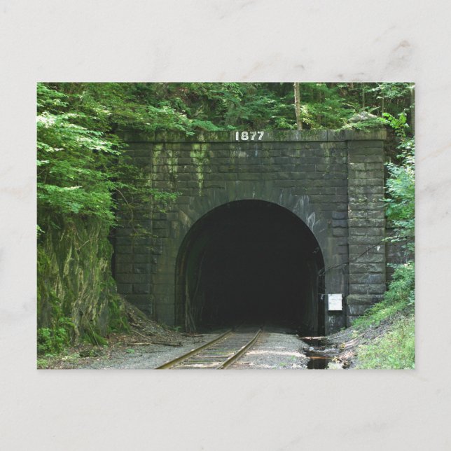 Hoosac Tunnel East Portal Florida MA 2008 Postcard (Front)