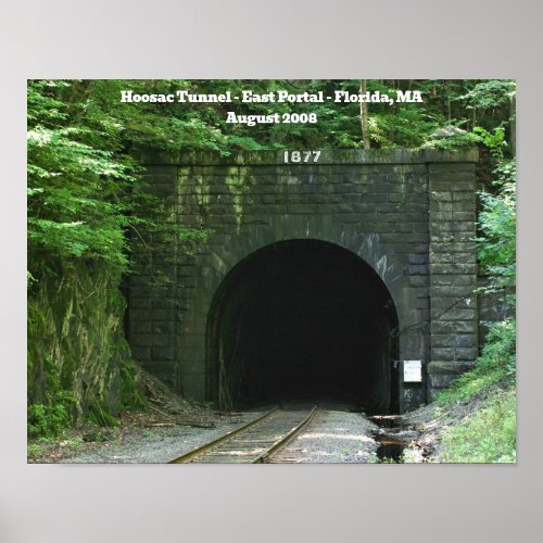Hoosac Tunnel East Portal Florida MA  Poster