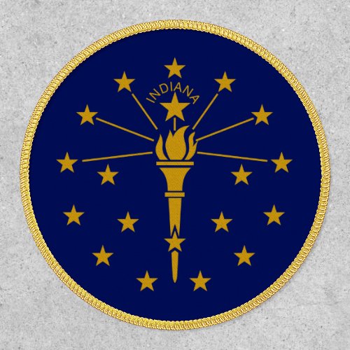 Hoosier Flag Flag of Indiana Patch
