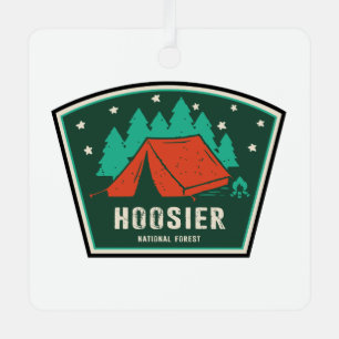 Hoosier National Forest Camping Metal Ornament