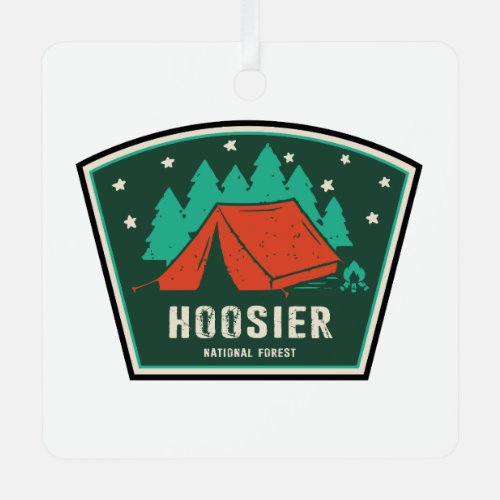 Hoosier National Forest Camping Metal Ornament