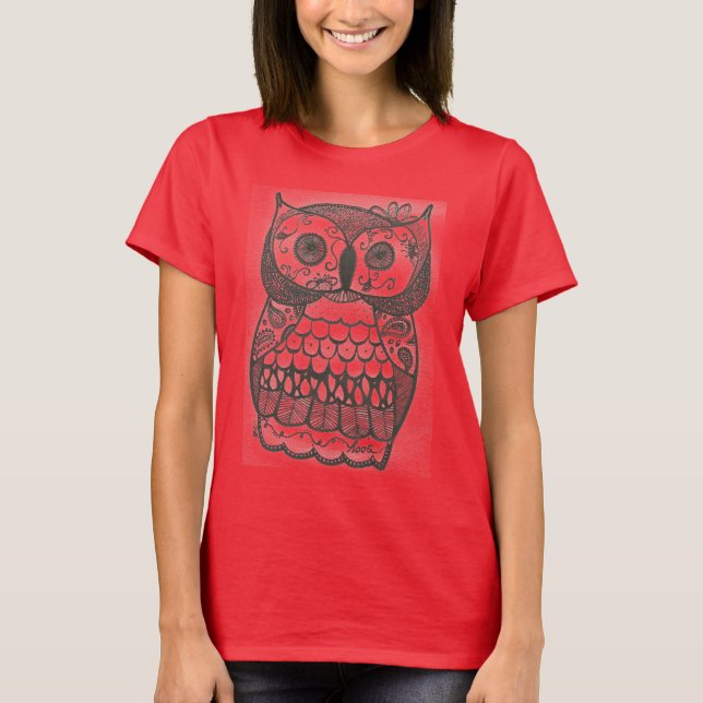 hoot hoot owl T-Shirt (Front)