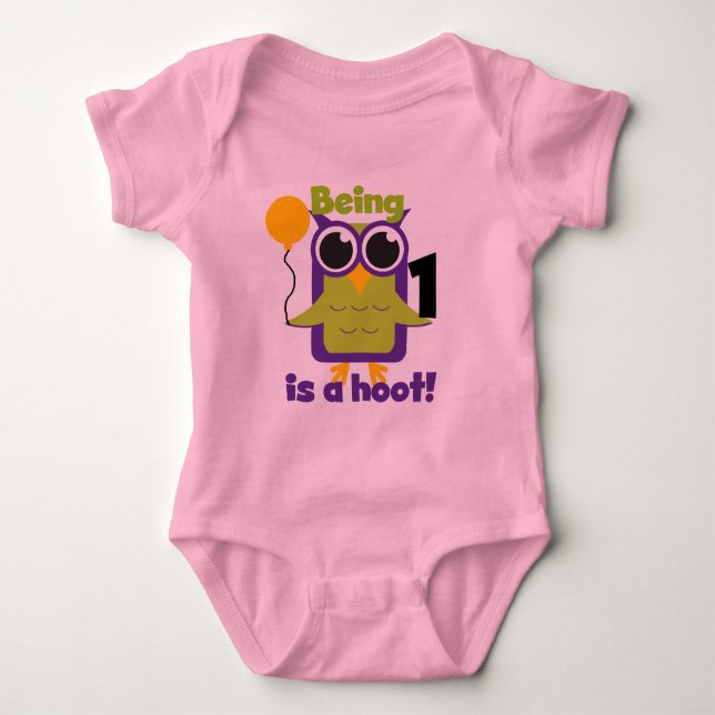 Hoot Owl 1st Birthday T-shirts and Gifts (Front)