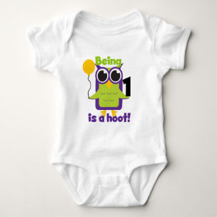 Hoot Owl 1st Birthday T-shirts and Gifts