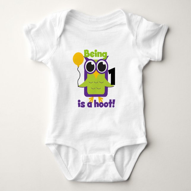 Hoot Owl 1st Birthday T-shirts and Gifts (Front)