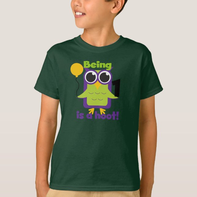 Hoot Owl 1st Birthday T-shirts and Gifts (Front)