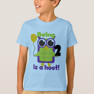Hoot Owl 2nd Birthday T shirts and Gifts