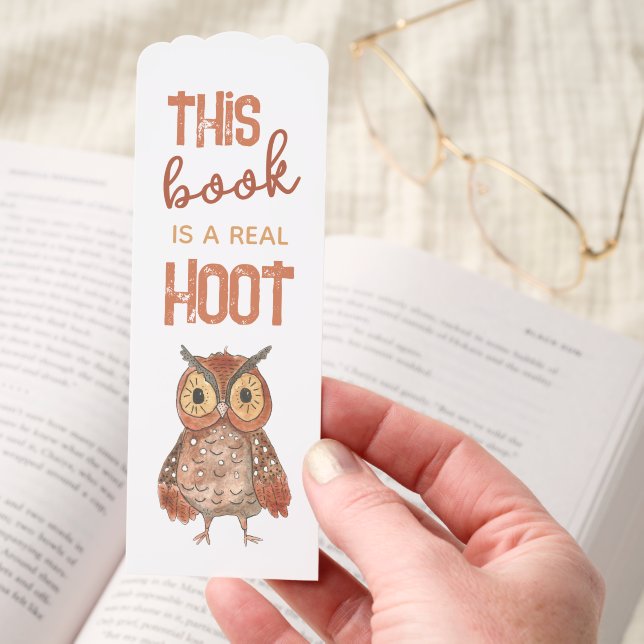 Hoot Owl Funny Bookmarks (Hand)