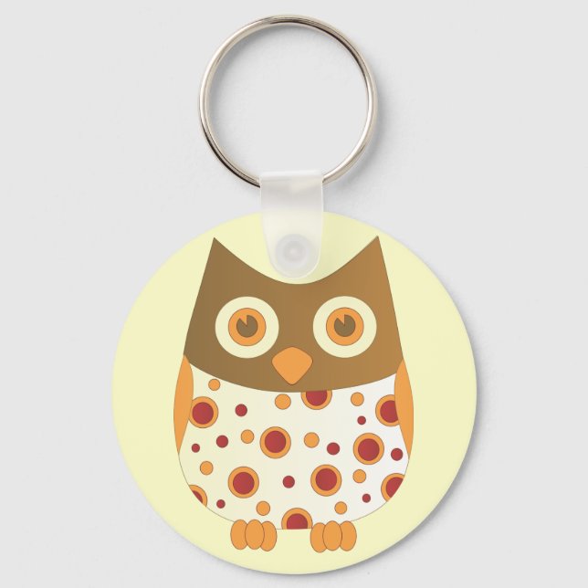 Hoot Owl Keychain (Front)