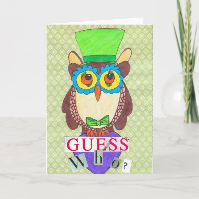 hoot owl note card (Front)