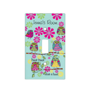 Hoot Owls Light Switch Cover