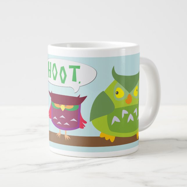 Hoot the Colorful Owls 20oz Mug (Front Right)