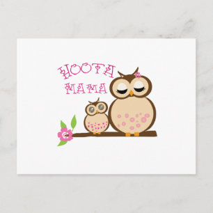 Hoota Mama Postcard