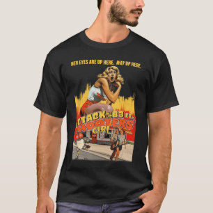 Hooters Attack ofhe 83ft Hooters Girl Funny BMovie T-Shirt