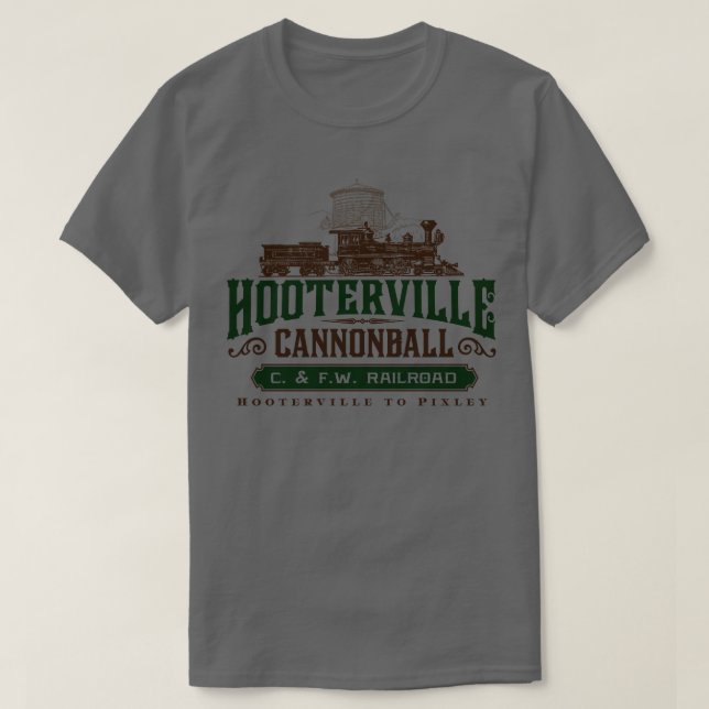 Hooterville Cannonball T-Shirt (Design Front)