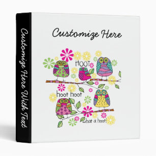 Hootie Owl Binder