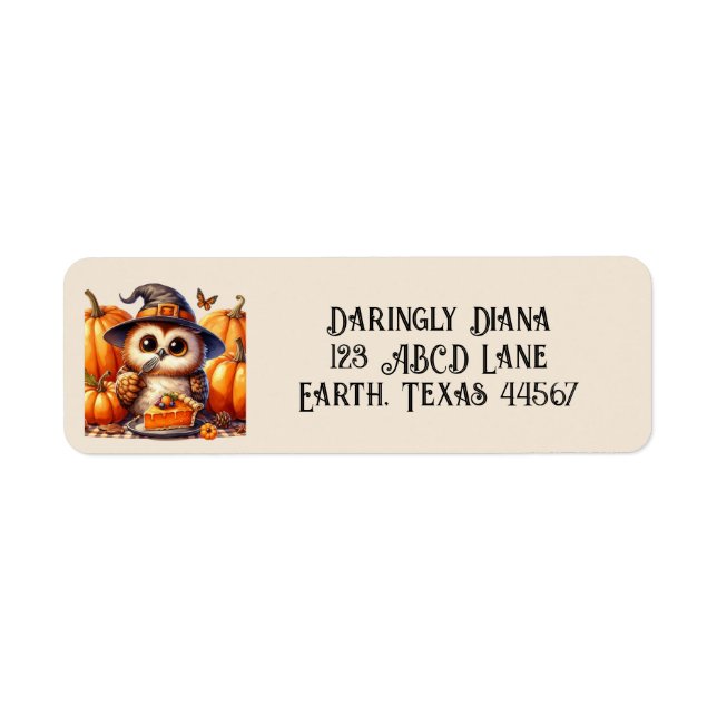 Hootin' For A Slice Label (Front)