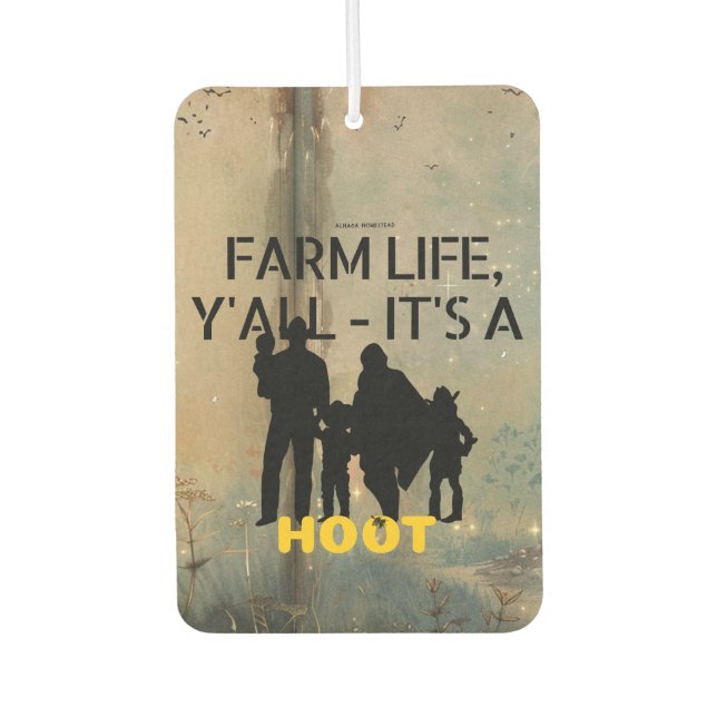 Hootin' good pine air freshness /  freshener (Front)