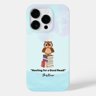 "Hooting for a Good Read!" Book lover Case-Mate iPhone 14 Pro Case