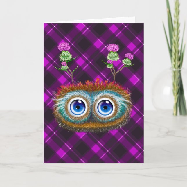 Hoots Toots Haggis! Thank You Card (Front)