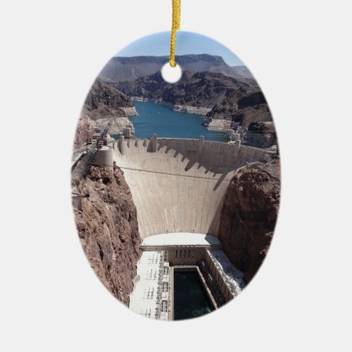 Hoover Dam 3 Ceramic Ornament