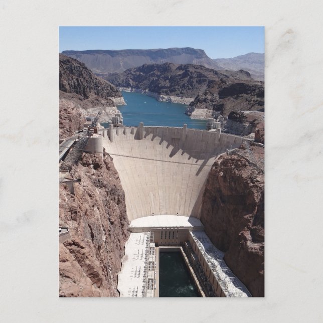 Hoover Dam 3 Postcard (Front)