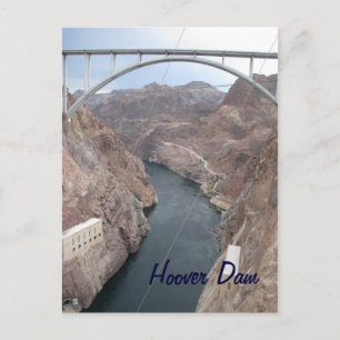 Hoover Dam Bridge Postcard