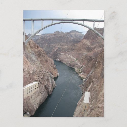 Hoover Dam Bridge Postcard