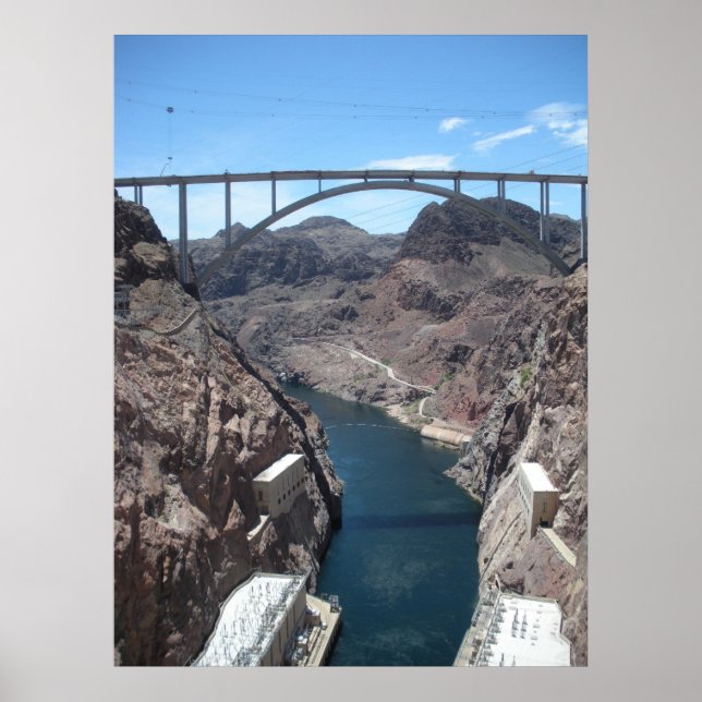 Hoover Dam Bridge Poster (Front)
