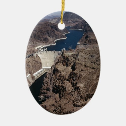 Hoover Dam Ceramic Ornament