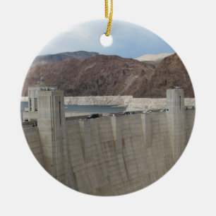 Hoover Dam Ceramic Ornament