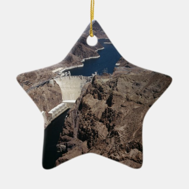 Hoover Dam Ceramic Ornament (Front)