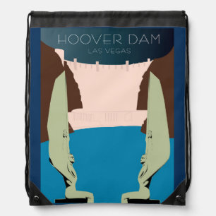 Hoover Dam Drawstring Backpack