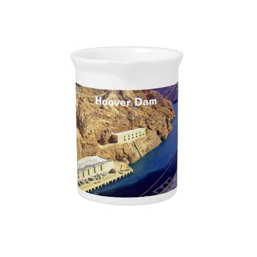 Hoover Dam in Arizona Beverage Pitcher